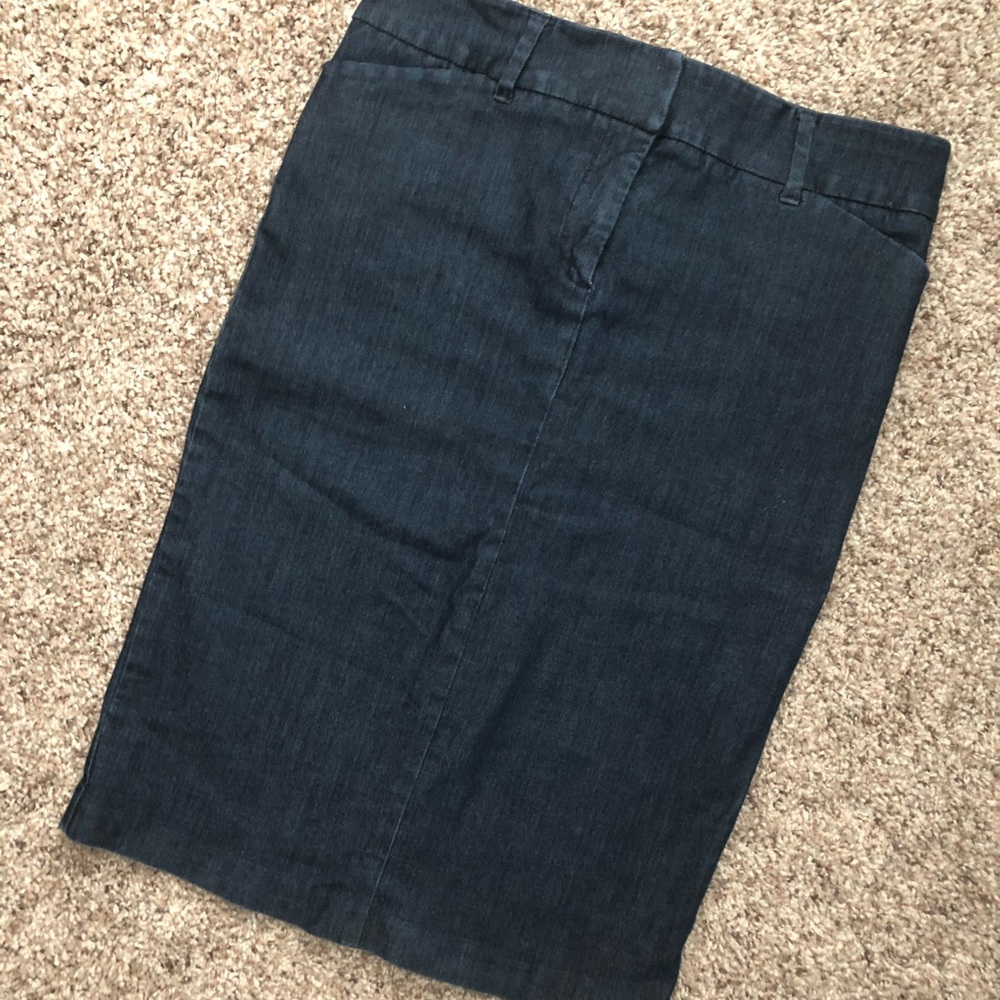 Denim NY&Co pencil skirt